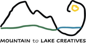 Mountain to Lake Creative Icon